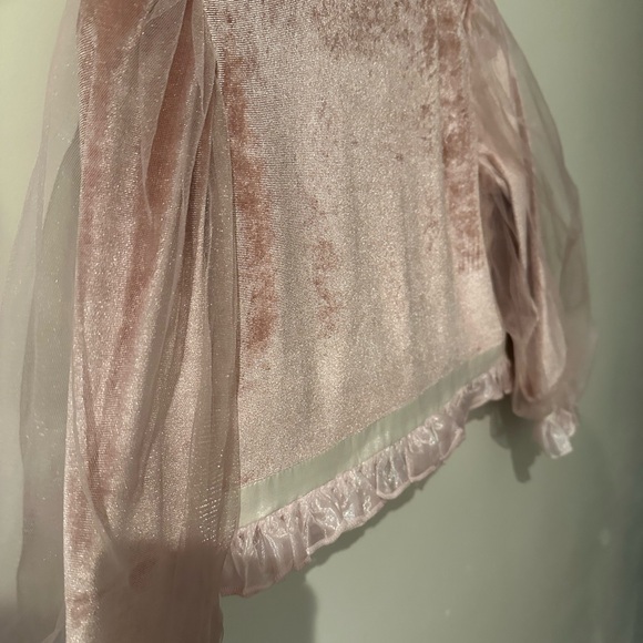 Pink Ruffled Kids Matching Set - Picture 3 of 7